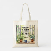 Psalm 119:105 Uw Woord is een Lamp Bijbelvers Tote Bag (Achterkant)