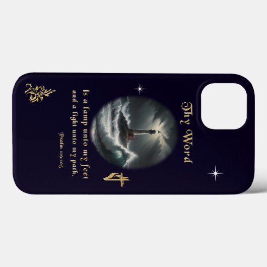 Psalm 119 Case-Mate iPhone case (Achterkant (horizontaal))