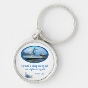 Psalm 119 Christelijke kleding Sleutelhanger