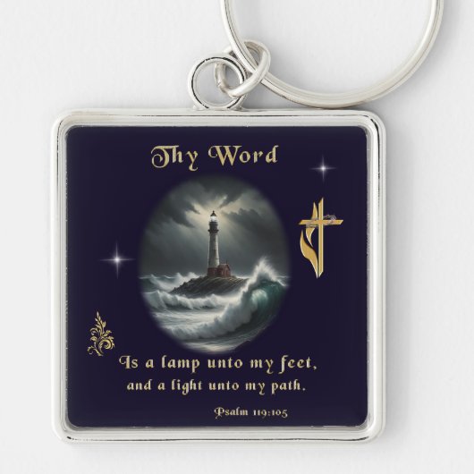 Psalm 119 sleutelhanger (Voorkant)