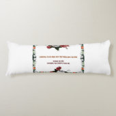 Psalm 11:5, geen geweld lichaamskussen (Voorkant)