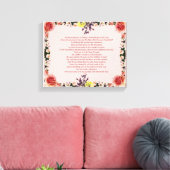 psalm 11 van David tot dirigent; Canvas Afdruk (Insitu (Woonkamer))