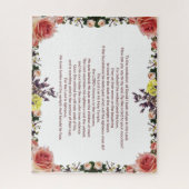 psalm 11 van David tot dirigent; Legpuzzel (Verticaal)