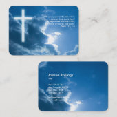 psalm 121; 1-2 - Christelijk Visitekaartje (Voorkant / Achterkant)