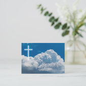 psalm 121; 1-2 - Christelijk Visitekaartje (Staand voorkant)