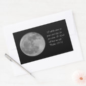 Psalm 121:1-2 Maan Christelijke Sticker (Envelop)