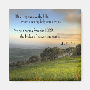 Psalm 121:1-2 * Magnet * Ik til mijn ogen op Magneet