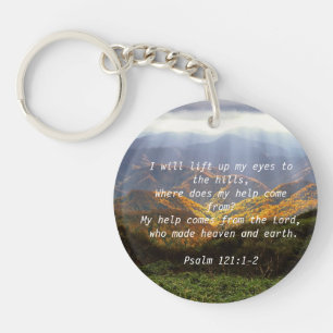psalm 121:1-2 sleutelhanger