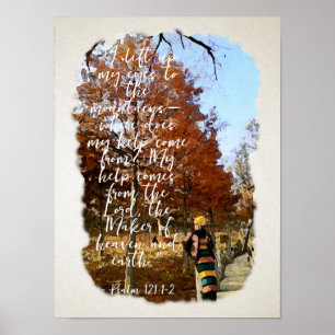 Psalm 121 Bijbel Verse Wall Art Scripture Print