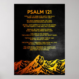 Psalm 121 Bijbelversie Poster