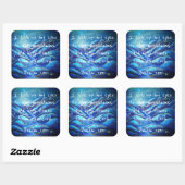 Psalm 121 Christelijke Scriptstickers Vierkante Sticker (Vel)