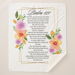 Psalm 121 Geometrisch Lijst Sherpa Deken