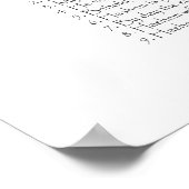 Psalm 121 in het Hebreeuws, het Engels, en de tran Poster (Hoek)