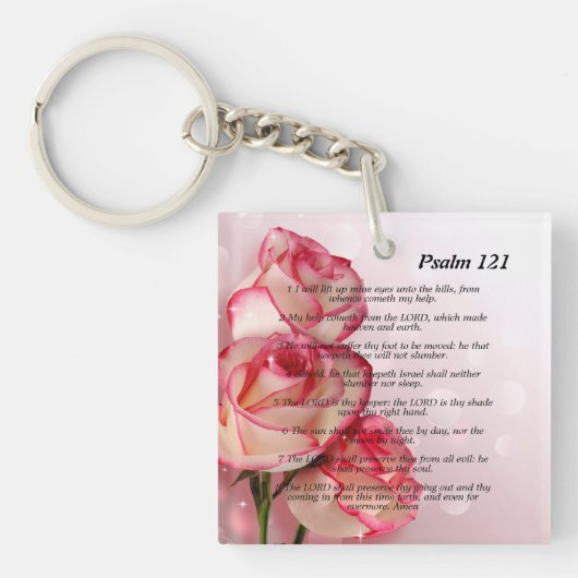 Psalm 121 sleutelhanger (voorkant)