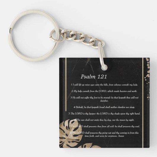 Psalm 121 sleutelhanger (voorkant)