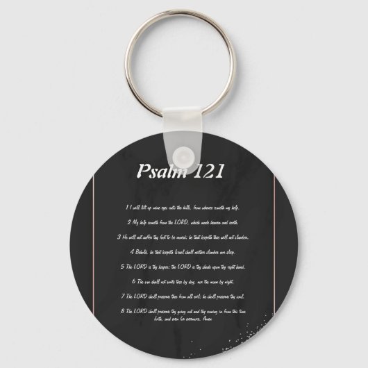 Psalm 121 sleutelhanger (Voorkant)