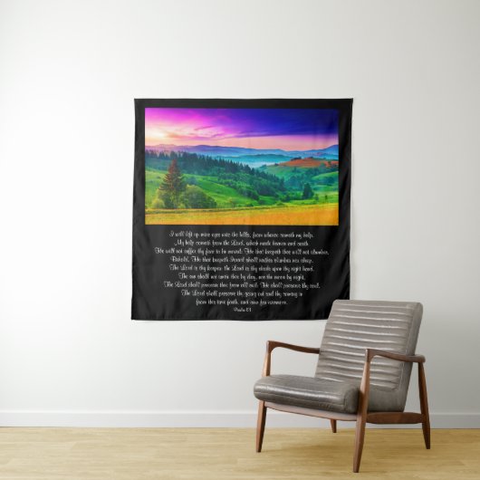 Psalm 121   wandkleed (In situ)