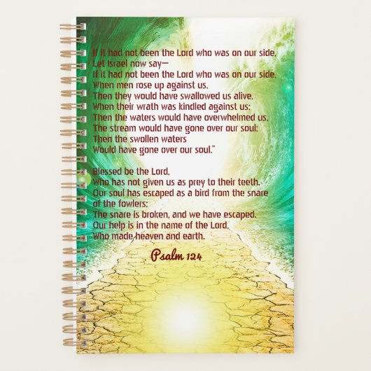 Psalm 124 - Onze hulp is in de naam van de Heer Planner (Voorkant)