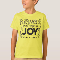 Psalm 126:5 Schrift Typografie – Oogsten in Blijds