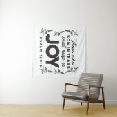 Psalm 126:5 Scripture Typography – Reap in Joy Wandkleed (In Situ (horizontaal))