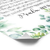 Psalm 127:3-5, kinderen zijn een erfgoed, eucalypt foto afdruk (Hoek)