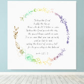 Psalm 127 canvasafdruk canvas afdruk (Insitu (Houten vloer))