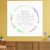 Psalm 127 canvasafdruk canvas afdruk (Insitu (Woonkamer))