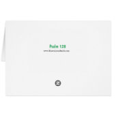 Psalm 128 Notecard (Achterkant Horizontaal)