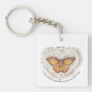 Psalm 130:5 Hoop Sleutelhanger
