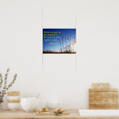 Psalm 133:1 Behold, hoe goed en aangenaam Poster (Keuken)