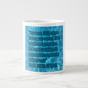 Psalm 135:13-14 WEBU Mug Extra Grote Beker