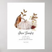Psalm 136:1 Scripture Poster – Give Thanks  (Voorkant)