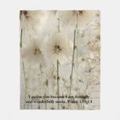Psalm 139: 14 Fleece Blanket (Voorkant)