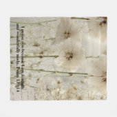 Psalm 139: 14 Fleece Blanket (Voorkant (Horizontaal))