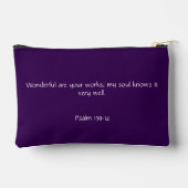 Psalm 139:14 Paars/Lavendel Etui (Achterkant)