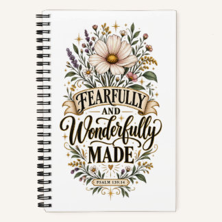 PSALM 139:14 Vreeswekkend En Wonderbaarlijk Notiti Notitieboek