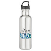 Psalm 139:14: Vrezend en wonderlijk gemaakt Waterfles (Voorkant)