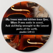 Psalm 139:15 Button (Voorkant)
