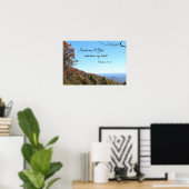 Psalm 139:23 Zoek me, O God.. Poster (Thuiskantoor)