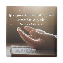 Psalm 139 2x2 magneet