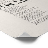 Psalm 139: Vrezend en wonderlijk gemaakt Poster (Hoek)