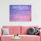 Psalm 143:8 Verpakt Canvas (Insitu (Woonkamer))