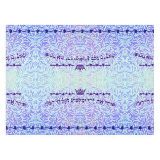 Psalm 145:16 "You Open Your Hand" in het Hebreeuws Tafelkleed