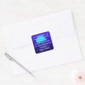 Psalm 146:6 Blue Jellyfish Sticker (Envelop)
