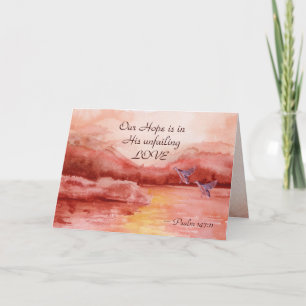 Psalm 147:11 Onze hoop is in Zijne naakte liefde Kaart