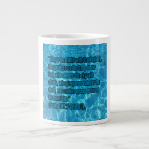 Psalm 147:7-8 WEBU Mug Extra Grote Beker