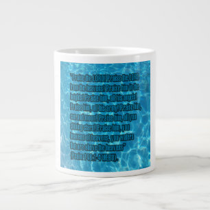 Psalm 148:1-4 WEBU Mug Extra Grote Beker