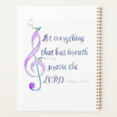 Psalm 150 lof planner (Achterkant)