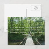 Psalm 16:11 French Creek Bridge Briefkaart (Voorkant / Achterkant)