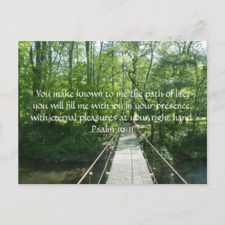 Psalm 16:11 French Creek Bridge Briefkaart